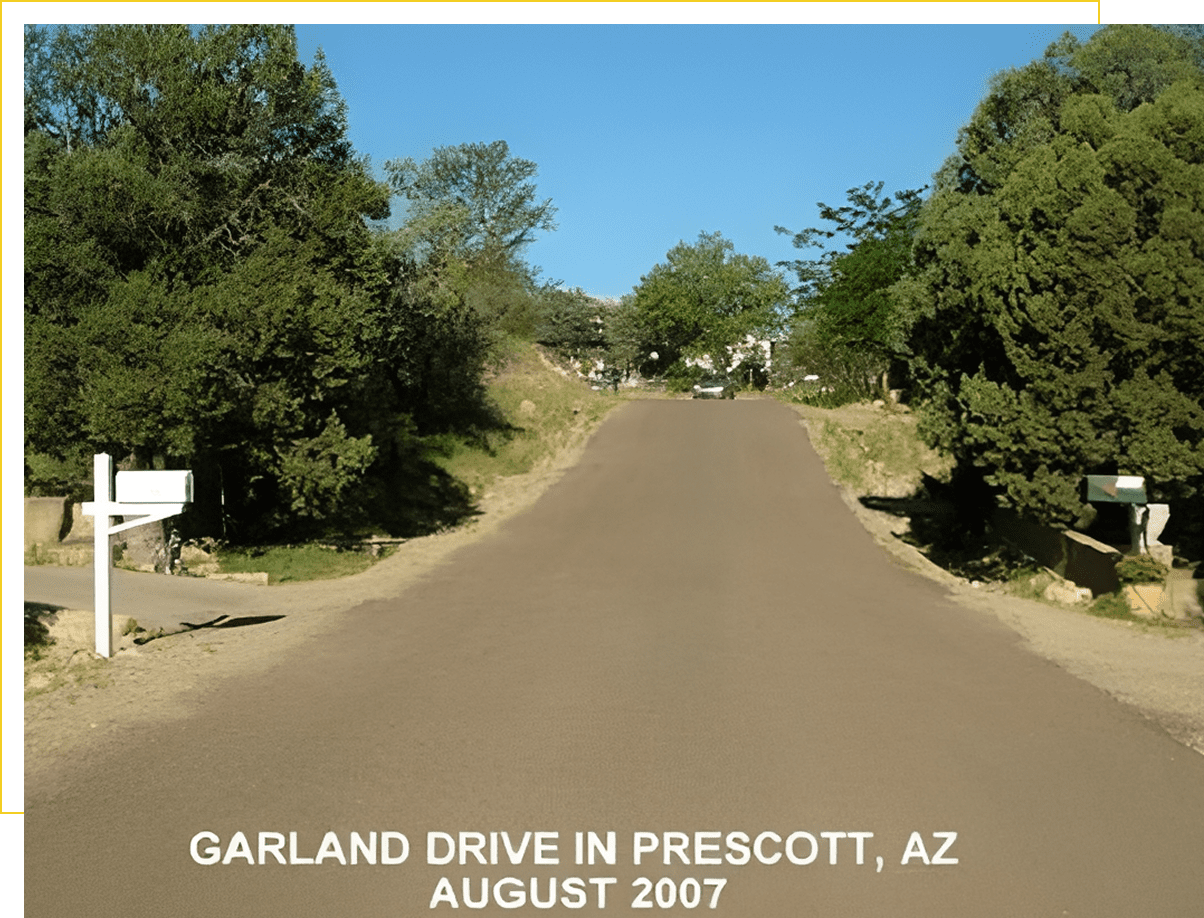 Residential street in Arizona, 2007